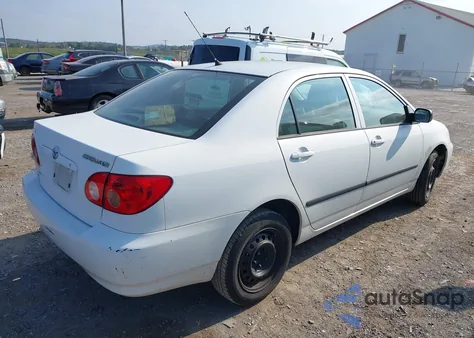 2007 Toyota Corolla Ce from USA, damaged, VIN JTDBR32E570126793